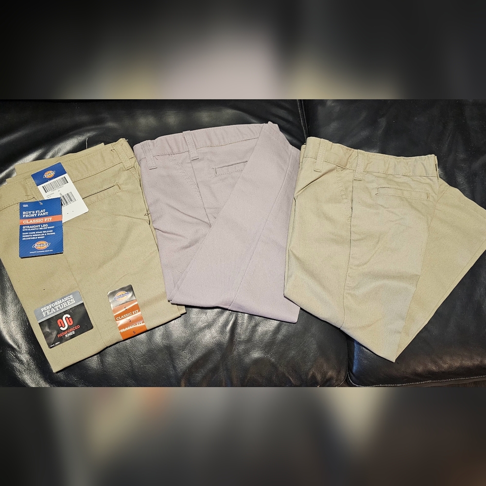 Dickies Men's Classic Fit Pants - Beige and Gray